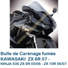 Bulle de Carénage fumée  ZX-6R NINJA 636 05/06