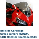 1000 CBR 1000 RR Fireblade 04/07 fumée sombre