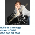 Bulle de Carénage claire CBR 600 RR 2007