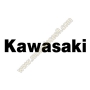 autocollant reservoir kawasaki noir